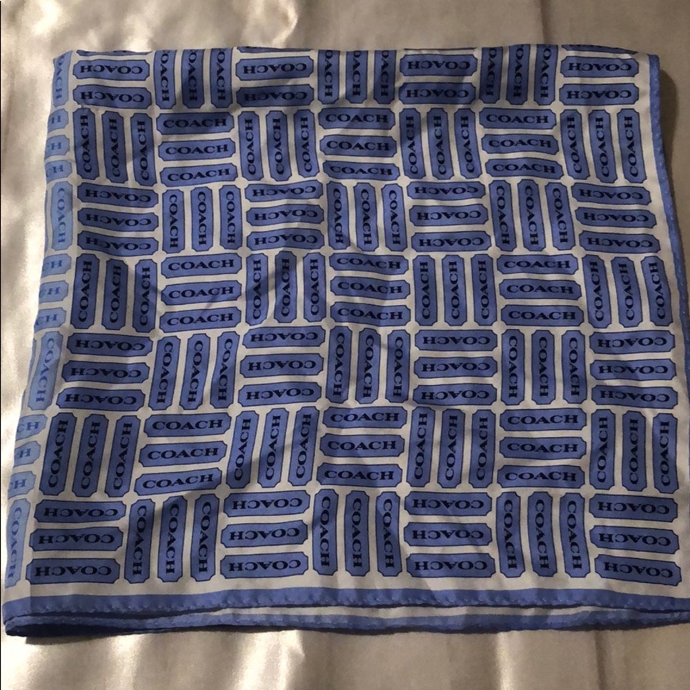 Coach silk scarf